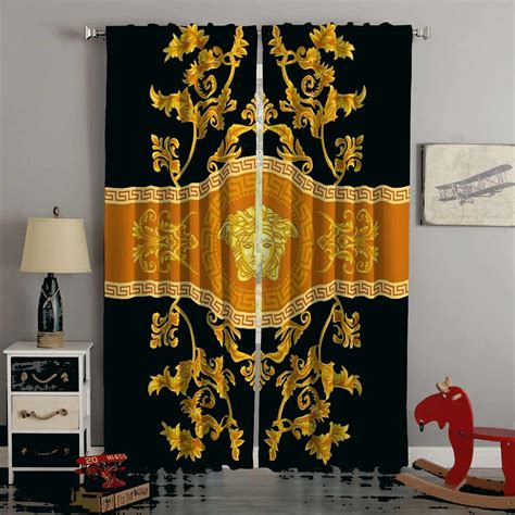 versace curtains for bedroom